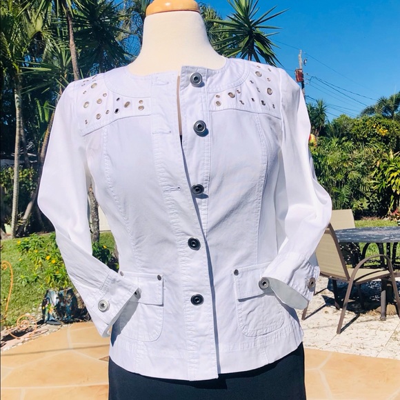 Baccini Jean jacket. - Picture 4 of 7